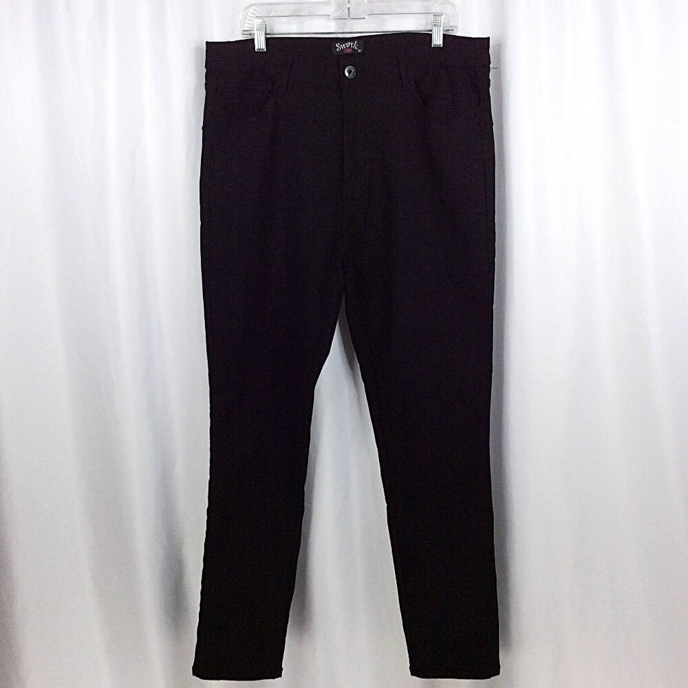 Swank A Posh Women's Plus Size 3X High Waist Stretchy Denim Black Skinny‎ Jeans